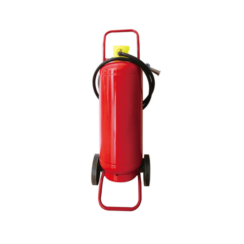 Extintor de incendios de polvo seco con carro de 25 kg