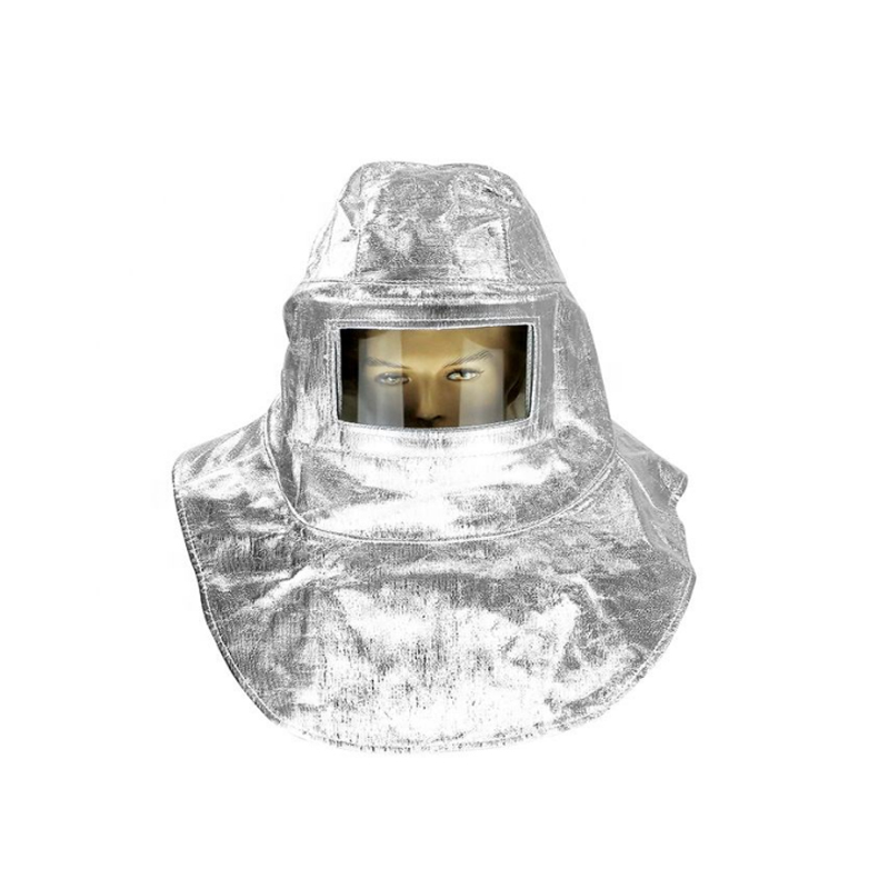 Protector facial ignífugo de la capilla del papel de aluminio para soldar