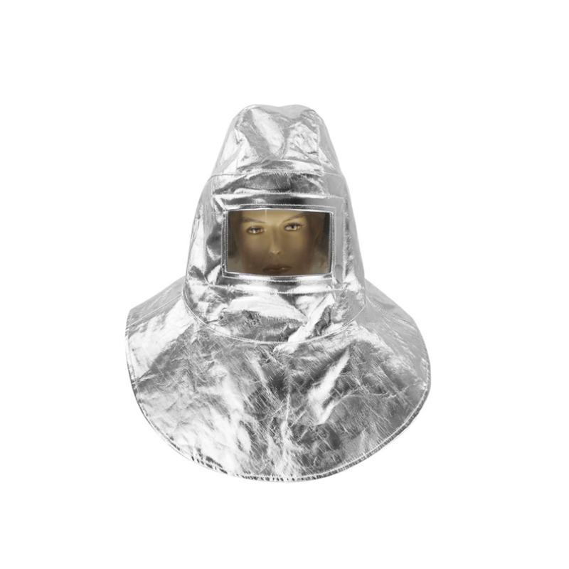 Capucha aluminizada con protección térmica
